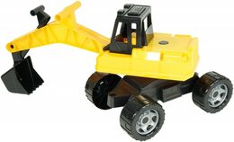 Bagr žlutočerný Giga Trucks plast 70cm v krabici 70x35x29cm