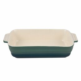 BERGNER Pekáč obdélníkový kamenina sada 2 ks Excalibur zelená BG-13362-GR