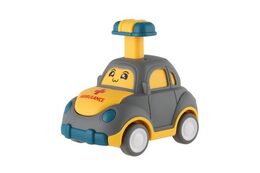 Auto/Autíčko zmáčkni a jeď plast 9cm na setrvačník 4 druhy 12ks v boxu