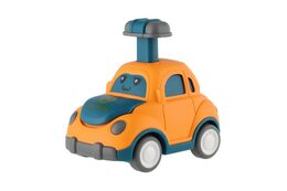 Auto/Autíčko zmáčkni a jeď plast 9cm na setrvačník 4 druhy 12ks v boxu