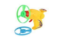 Vystřelovací vrtulka + startér pistole plast 12cm 3 barvy v sáčku