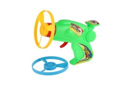 Vystřelovací vrtulka + startér pistole plast 12cm 3 barvy v sáčku