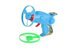 Vystřelovací vrtulka + startér pistole plast 12cm 3 barvy v sáčku