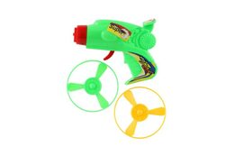 Vystřelovací vrtulka + startér pistole plast 12cm 3 barvy v sáčku