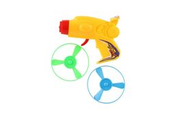 Vystřelovací vrtulka + startér pistole plast 12cm 3 barvy v sáčku