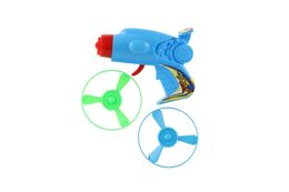 Vystřelovací vrtulka + startér pistole plast 12cm 3 barvy v sáčku