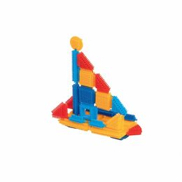Kostky ježci stavebnice 110ks plast v plastovém dóze 15x26cm Wader