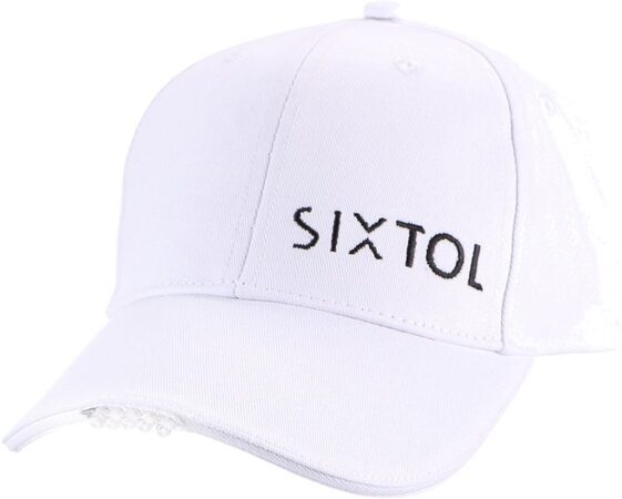 Sixtol Kšiltovka s LED světlem , bílá