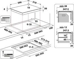 WS Q7360 NE VARNÁ DESKA IND. WHIRLPOOL