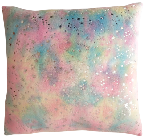 Polštář Duhová obloha Hvězdy 37 cm