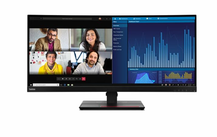 Lenovo LCD P34w-20 34,14" IPS zakřivený/3440x1440/6ms/DP/2xHDMI/3xUSB/USB-C/RJ45