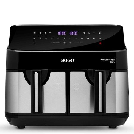 Chytrá, multifunkční a dvojtá horkovzdušná fritéza SOGO SS-10845
