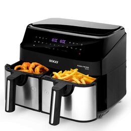 Chytrá, multifunkční a dvojtá horkovzdušná fritéza SOGO SS-10845