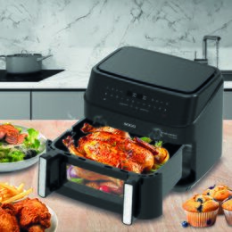 Chytrá, multifunkční a dvojitá horkovzdušná fritéza SOGO SS-10895