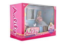 Panenka Anlily kloubová s pokojíčkem plast 26cm s doplňky v krabici 37x27x17cm