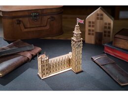 Ugears 3D dřevěné mechanické puzzle Big Ben
