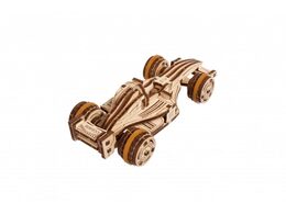 Ugears 3D dřevěné mechanické puzzle Compact Racer