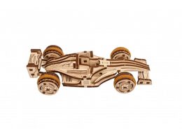 Ugears 3D dřevěné mechanické puzzle Compact Racer