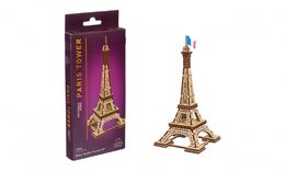 Ugears 3D dřevěné mechanické puzzle Eiffelova věž