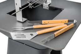 Grilovací nářadí G21 sada 3 ks, dubové rukojeti
