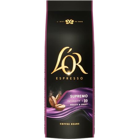 ESPRESSO SUPREMO 500g ZRNKOVÁ KÁVA L´OR