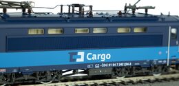 Piko Elektrická lokomotiva Rh 242 Plecháč ČD Cargo VI včetně zvukového dekodéru, digitál - 97405