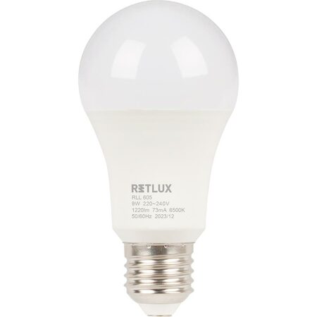 RLL 605 A60 E27 bulb 9W DL D RETLUX