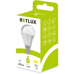 RLL 634 G45 E14 miniG 6W DL D RETLUX