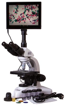 Digitální trinokulární mikroskop Levenhuk MED D25T LCD
