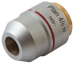 Rovinný achromatický objektiv Levenhuk MED 4x