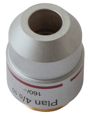 Rovinný achromatický objektiv Levenhuk MED 4x