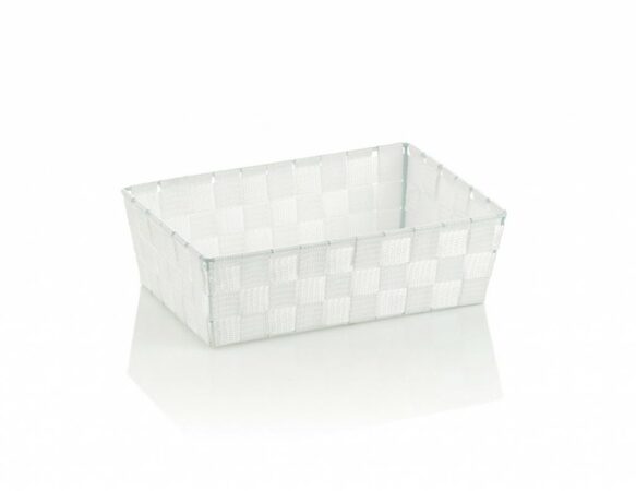 KELA Koš ALVARO PP, bílá 29,5x20,5x8,5cm KL-23020