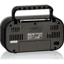 Roadstar TRA-2235/BK Přenos.radiopřij.FM,síť,bate