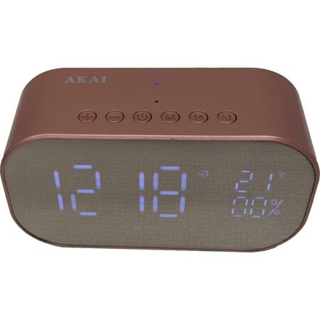AKAI ABTS-S2 GD Rádio budík s BT