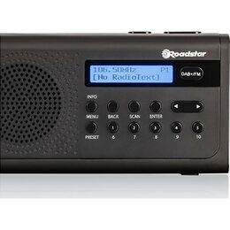 Roadstar TRA-300D+/BK radiopřijmač DAB+/FM,LCD