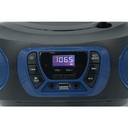 Přehrávač Roadstar, CDR-365U/BLue, přenosný, CD/MP3, rádio PLL, USB, AUX IN, CD,