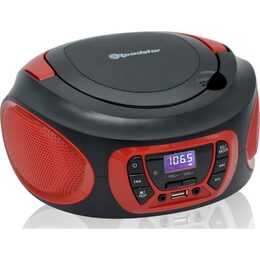 Přehrávač Roadstar, CDR-365U/RD, přenosný, CD/MP3, rádio PLL, USB, AUX IN, CD,