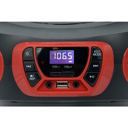 Přehrávač Roadstar, CDR-365U/RD, přenosný, CD/MP3, rádio PLL, USB, AUX IN, CD,