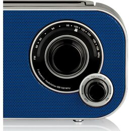 Rádio Roadstar, TRA-2235/BL, přenosné, FM, síť, baterie, barva modrá