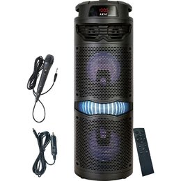 Reproduktor AKAI, ABTS-636, přenosný, Bluetooth, FM rádio, LED displej, 40 W RMS
