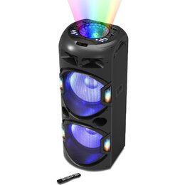 Reproduktor AKAI, DJ-Y5L, Dual, Bluetooth, bezdrátový mikrofon, 350 W RMS
