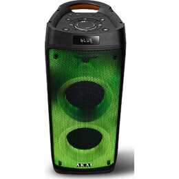 Reproduktor AKAI, Party box 810, přenosný, bluetooth, FM rádio, LED displej,
fu