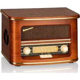 Rádio Roadstar, HRA-1500UEMP, retro, AM/FM, CD/MP3, dálkové ovládání, 2x2,5 W
R