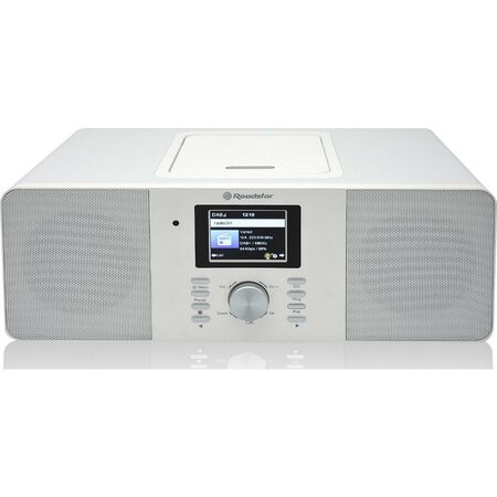 Rádio Roadstar, IR-540D+BT WH, Bluetooth, Wi-Fi, barevný 2,8" LCD displej, 2 x
