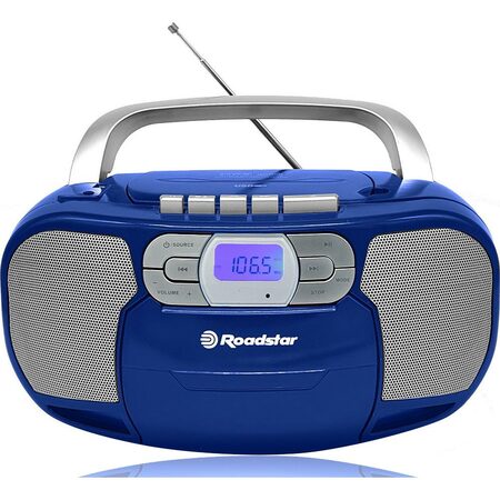 Radiomagnetofon Roadstar, RCR-4635UMPBL, PLL FM, CD MP3, USB, AUX in, modrá