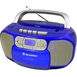 Radiomagnetofon Roadstar, RCR-4635UMPBL, PLL FM, CD MP3, USB, AUX in, modrá