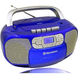 Radiomagnetofon Roadstar, RCR-4635UMPBL, PLL FM, CD MP3, USB, AUX in, modrá