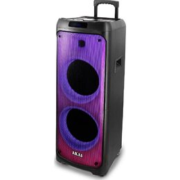 Reproduktor AKAI, Party speaker 1010, přenosný, Bluetooth, LED displej, 100 W
R