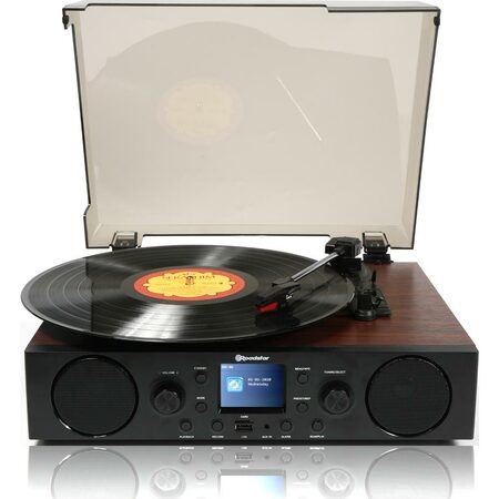 Gramofon Roadstar, TTR-8850, FM/DAB+/RDS, Bluetooth, dálkové ovládání, 2 x 1,5 W