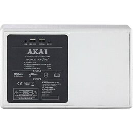 Reproduktor AKAI, M3 SOUL, white, Bluetooth, 2 x USB, 20 W RMS